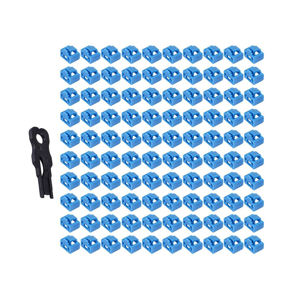 100Pcs Rj45 Port Ethernet Lan Hub Anti Dust Cover Plug Cap Blockout Protector With Proprietary Lock And Key 6031816368576