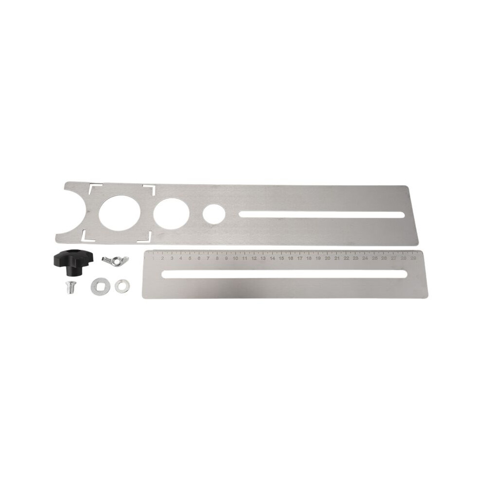 Multi-Functional Stainless Steel Ceramic Tile Hole Locator Ruler 360 Degree Adjustable Punching Hand Measure Tools 4711184613950