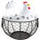 Egg Basket,Eggs Holder Basket, Organizer Storage Wrought Wire Restaurant Storage Basket,Kitchen Hen Decor (White) 1