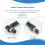 L Shape 1/4 Inch Hex Wrench Double  90 Degree Right Angle Screwdriver Bits 5