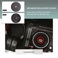 4 Szt. 40X20Mm Aluminiowy Stojak Izolacyjny GłOśNika HIFI AMP Gramofon DAC PodkłAdka Pod Stopy (Czarny)