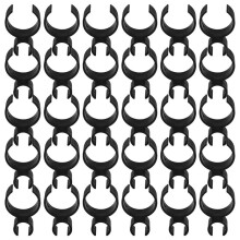 30PCS Champagne Bottle Glitter Single Holder Safety Clips Bottle Clips for Candle Christmas Parties Wedding Ceremony