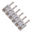 6 St Metallgitarrbro Sadelboll RullsträNg Tremolo Bridge Sadlar för Elgitarrbytesdelar, Silver 1