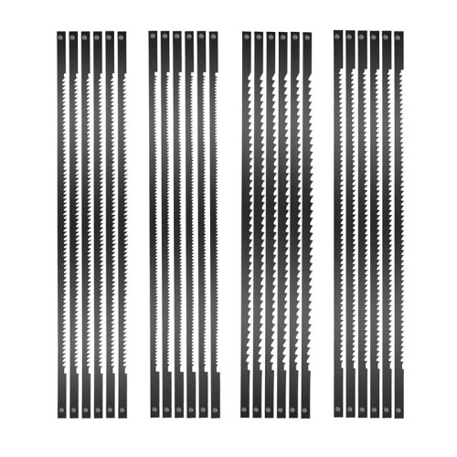 ScrollsåGblad,FretsåGblad,ScrollsåGblad,ScrollsåGblad med Stift, 10/15/18/24 TäNder,LäMplig för TräBearbetning