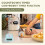 Digital Kitchen Timer with 100 Hour Clock Count Down for Kid Teacher Cook,45 Display LCD&Security Lock, Management 3