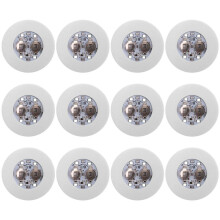 LED Coaster,12 Pack Light Coasters,LED Bottle Lights,LED Sticker Coaster Discs Light for Flash Light Cup