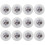 LED Coaster,12 Pack Light  Coasters,LED Bottle Lights,LED Sticker Coaster Discs Light  for Flash Light  Cup 1