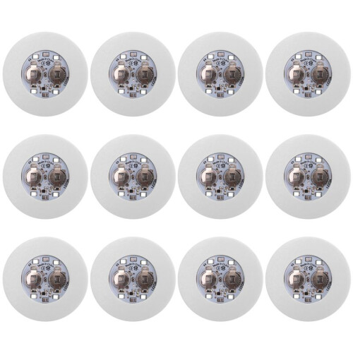 LED Coaster,12 Pack Light  Coasters,LED Bottle Lights,LED Sticker Coaster Discs Light  for Flash Light  Cup