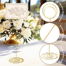 Table Number Holders 10Pcs - 8.75 Inch Place Card Holder Tall Table Number Stands for Wedding Party Graduation Reception