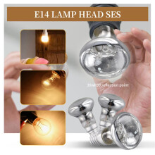 Replacement Lava Lamp E14 R39 30W Spotlight Screw in Light Bulb Clear Reflector Spot Light Bulbs Lava Incandescent 5Pcs