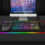 One Hand Wireless Gaming Keyboard RGB Backlit Portable  Keyboard Game Controller for PC PS4  Gamer 5