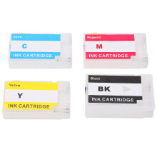Empty Refillable Ink Cartridges Unlimited Continuous Chips Vibrant Color Reproduction Compatible With Canon Printers Large Capacity Ink Cartridge