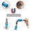 3PCS 60mm Drywall Screw Bits Setter Magnetic Bit Holder 1/4 Inch Hex Shank Driver Bits Adjustable Depth Screw Holder 4