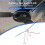 Ceiling Fan  Kit 3 Speed 4 Wire, Fan  Zipper Speed Control , ZE-208S Pull Wire  with Rope Silver 9