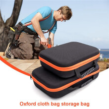 Waterproof Tool Bag Shockproof Tool Box Electric Drill Carry Case Oxford Cloth Bag for Electrician Hardware 27X22X7Cm