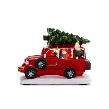Christmas Decorations Truck Ornaments Transporting Christmas Tree Car Glowin Christmas Village for Kids Home Decor