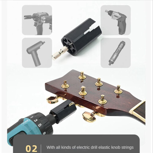 Multifunktionell GitarrsträNglindare för Bas Akustisk Elektrisk Gitarr BastillbehöR Luthier Verktyg 2