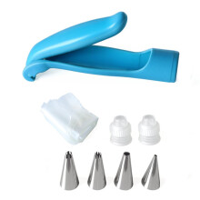 Cake Decorating Kit with Piping Bag Set, Icing Pen, Multiple Tips and Nozzles for Cupcakes Cookies