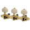Classical Guitar Tuning Peg Acoustic Guitar Tuners 1:18 Tuning Key 3 Left 3 Right Guitars Knobs Replacement 4