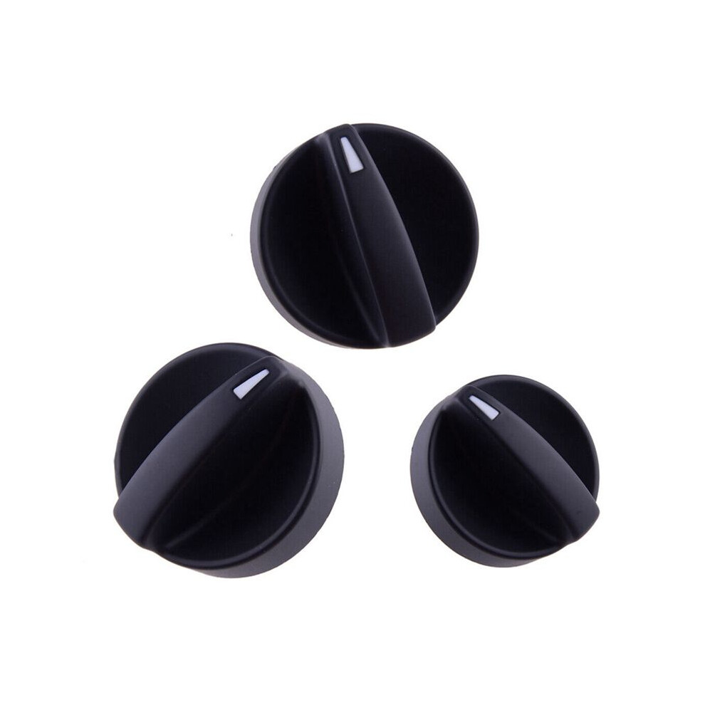 3Pcs Car A/C Heater Climate Control Knobs Dials Cover For 2006-2008 6 Gv2w-61-195 Gv3a-61-195 4711043819110