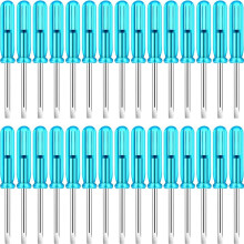 100 Pcs 2.0 mm  Screwdriver with  Handle for Watches Cellphone HDD Camera Laptop Repair Tool (Slotted)