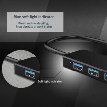 4 USB Hub, USB 3.0 Hub USB Splitter USB Expander for Laptop, Flash Drive, HDD, Console, Printer, Camera,Keyboard