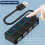 4  USB 3.0 Hub with Individual LED Lit Power Switches USB HUB Adapter Expander Multi USB Splitter for  PC 2