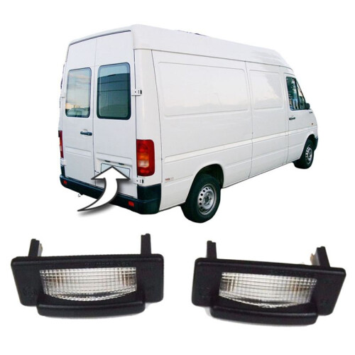 2PCS Sprinter Light License Plate Light for   Sprinter  LT 2