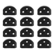 12 Pezzi Rulli per Chitarra Classica String Trees Fermo Guide Serrature per Corde per Chitarra Morsetto Blocco Dado, Nero