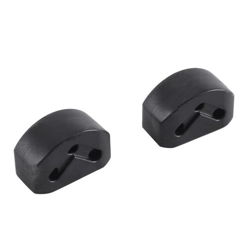 12Pcs Classical Guitar Rollers String Trees Retainer Guides Guitar String Locks Nut Block Clamp, Black 2