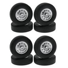 8Pcs Rubber Wiel Band Band voor WPL D12 1/16 RC Drift Truck Auto Onderdelen Accessoires
