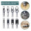 23-Pack Woodworking Chamfer Drilling Tool Set Wood Plug Cutter Three-Pointed Countersink Drill Bit 5