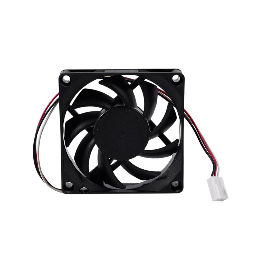 Computer Case Cooler Fan 3Pin 12V 7Cm 70Mm Pc Cpu Cooling Cooler Fan Black 6031679558879
