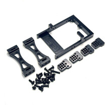 Metal Servo Mount Bracket Crossbeam Shock Mount for WPL C14 C24 B14 B24 1/16 RC Car Upgrades Parts Accessories,4