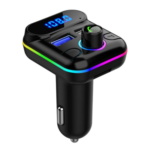 Car Hands-Free M33 -Compaitable 5.0 FM Transmitter Dual USB Charger Kit MP3 Modulator Player Disk Player