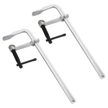 2-Pack F-KläMmor 12 Tums SvetskläMmor StåLståNgskläMma Heavy Duty Max öPpen 12 Tum, Halsdjup 3 Tum