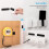 40 PCS Hook and Loop Tape Sticky Back,1.2 In.X 4 In. Double-Sided Command Adhesive Strip Heavy Duty 2