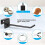 48 Pcs Gridwall Hooks 4 Inch Black Metal Panel Hook Hanger Square Tube Slatwall Hooks Cubicle Coat Hook Peg Hooks 5