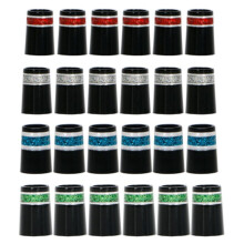 10 PeçAs  Sleeve Virola para  Irons Tamanho da Ponta 0,370 PláStico  Virolas Club Shafts AcessóRios, Vermelho