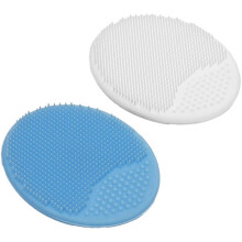 Cepillos de BañO Exfoliantes y Masajeadores de Costra LáCtea para Bebé, Azul y , Paquete de 2