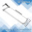 2 Pack F Clamps 12 Polegadas BraçAdeiras de Soldagem BraçAdeira de Barra de AçO Heavy Duty MáXimo Aberto 12 Polegadas, Profundidade da Garganta 3 7