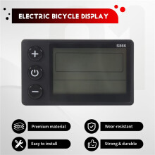 S866 Elektrische Fiets LCD Display E-Bike Elektrische Scooter Display Meter Bedieningspaneel met Waterdichte Plug