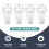 Stucco/Concrete Wall Hooks, No Damage Hook Hanging Kit, No Drilling Required, Set of 40 2