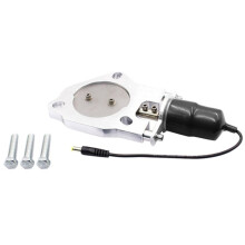 For Modified Aluminum Electric Control Valve Exhaust Pipe Tail Throat (Applicable to 3 Inches)