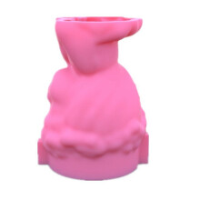Silikonform 3D SüßEs MäDchen Blumentopfform DIY Kunsthandwerk Gips Kerze Kristall Epoxidharzform für Dekore