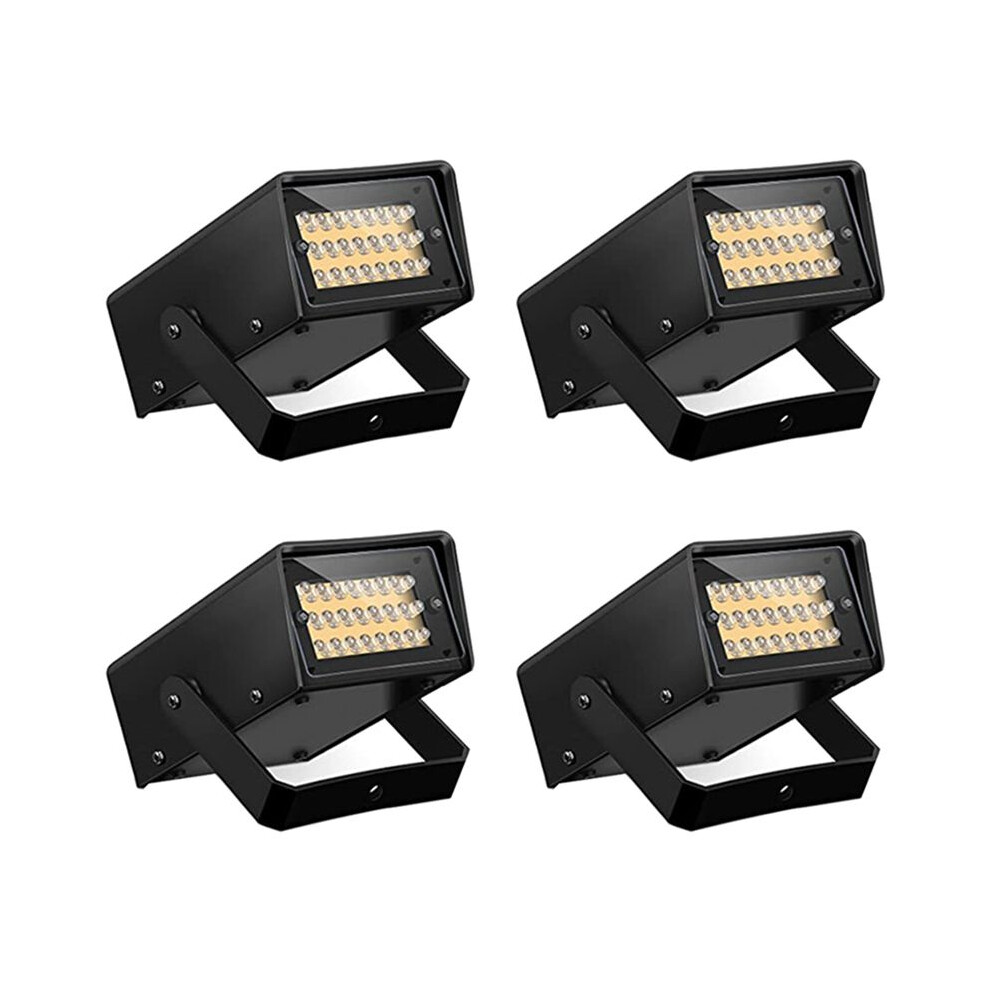 4 Pieces Strobe Party Lights, Bright Led Strobe Lights Party Lights Adjustable Flash Speed Control Party Stage 4713312665817