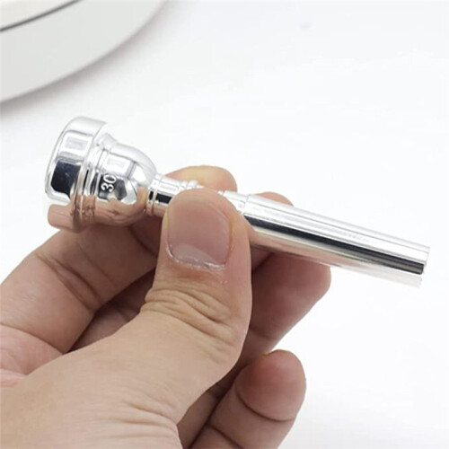 Embout de Cor 3C Embouchure de Cor en Laiton Embouchure de Cor Plaqué Argent 2