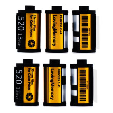 6Pack Sublimatie Film Roll Sleutelhanger Aangepaste Sleutelhanger met Foto Camera Memory Reel Geschenken