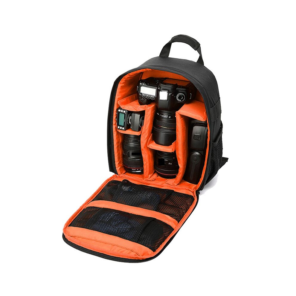 Multi-Functional Camera Backpack, Waterproof Outdoor Camera Bag For Hiking Travel Sprots- Orange 6033932640611