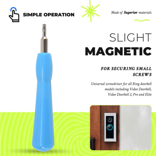 Suitable for RING  Doorbell Disassembly Screwdriver Screwdriver T6 T15 Screwdriver Tool Set 1